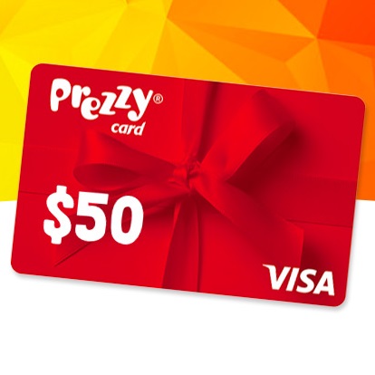 Win one of 5 $50 Prezzy Cards