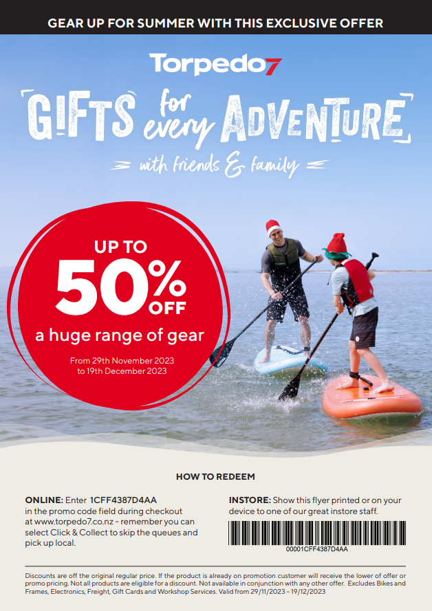Friends & Family Sale: Up to 50% off RRP @ Torpedo7